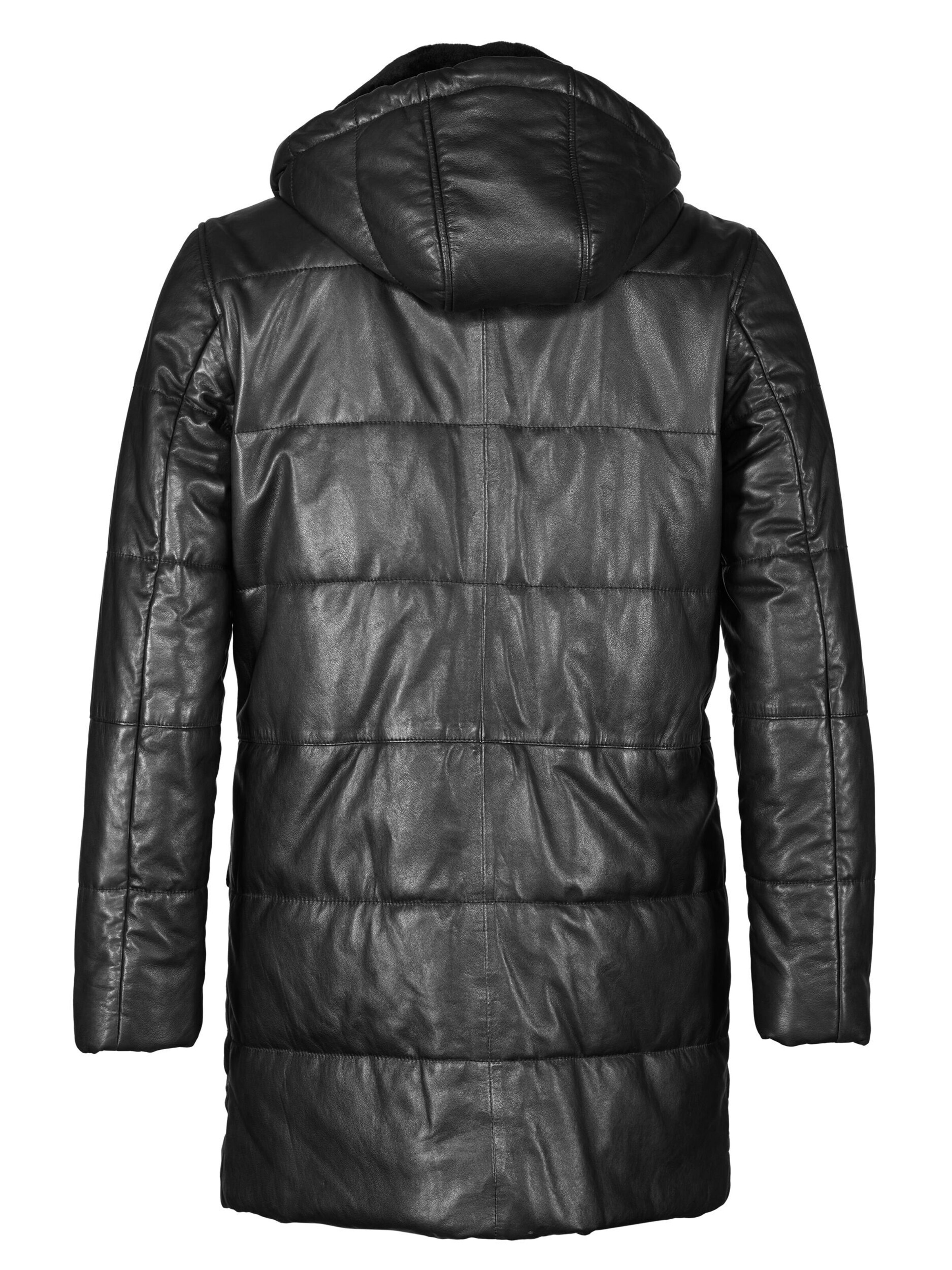 bugatti Lederjacke 'BUTremo' in Schwarz