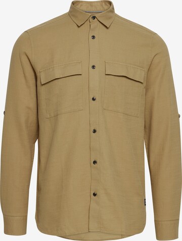 11 Project Button Up Shirt in Beige: front