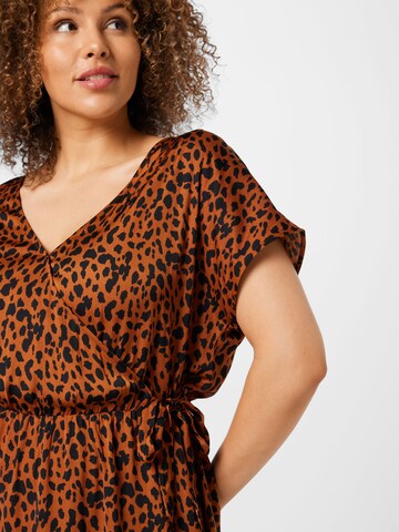 Robe d’été 'Mirell' ABOUT YOU Curvy en marron