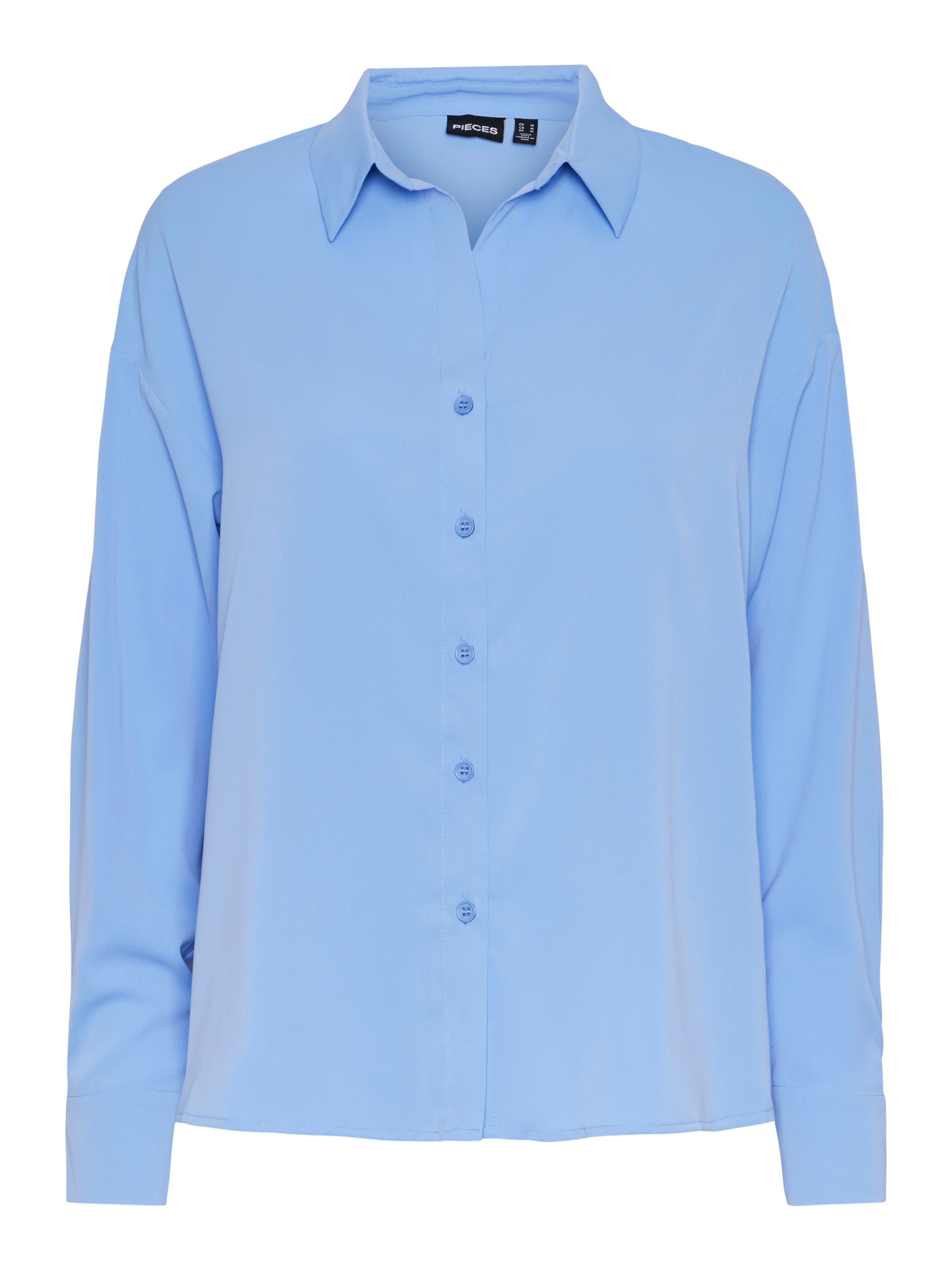 PIECES Blouse 'FRANAN' in Blue: front