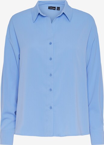 PIECES Blouse 'FRANAN' in Blauw: voorkant