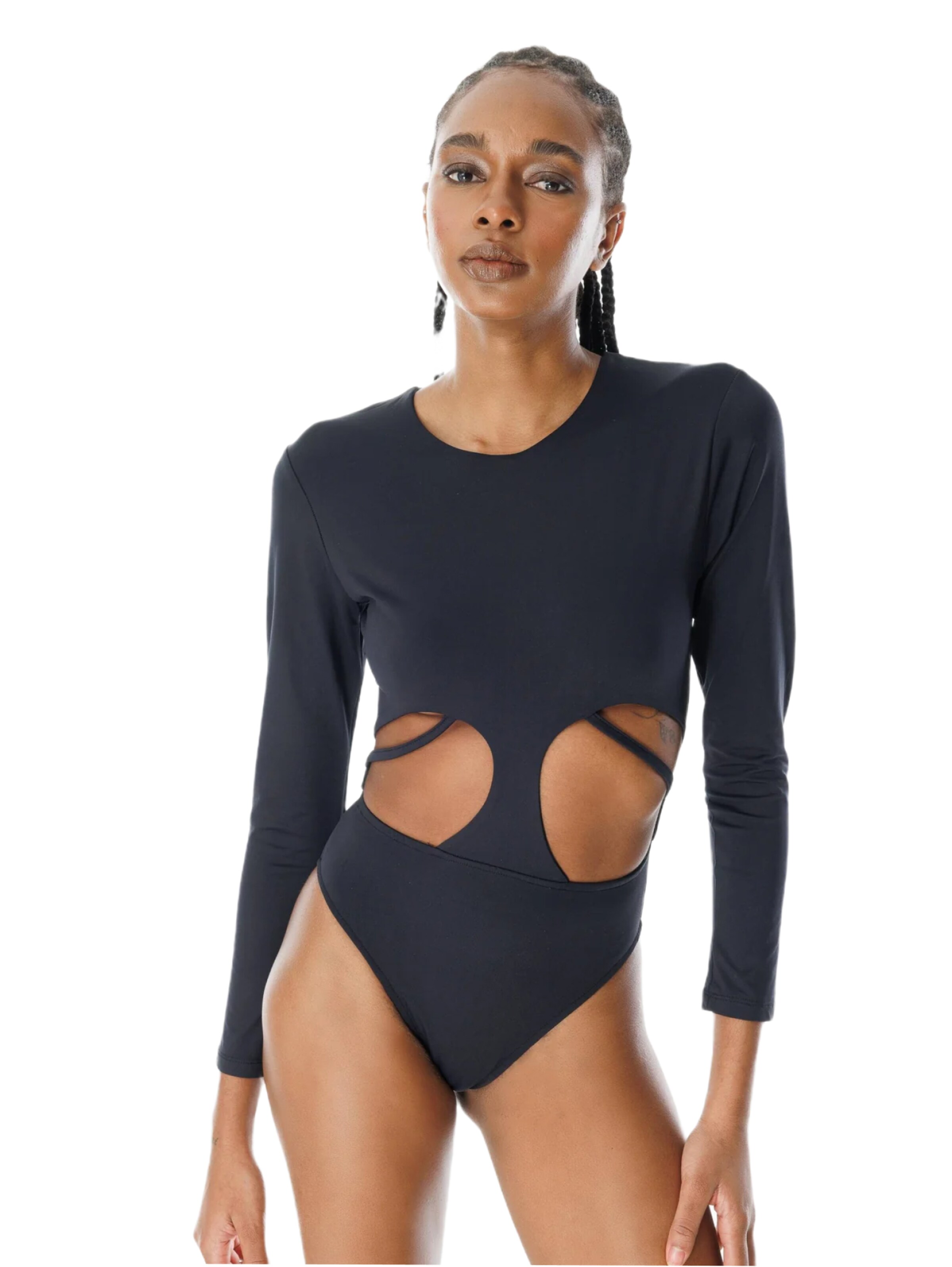 Shirtbody No Matter What en noir : devant