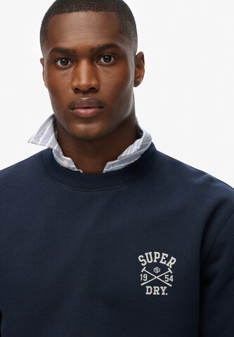 Sweat-shirt 'Athletic Club' Superdry en bleu