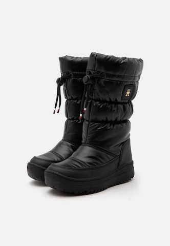 TOMMY HILFIGER Hócsizmák - fekete