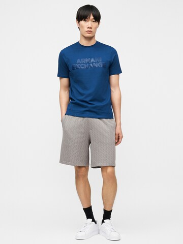 ARMANI EXCHANGE Regular Byxa i grå