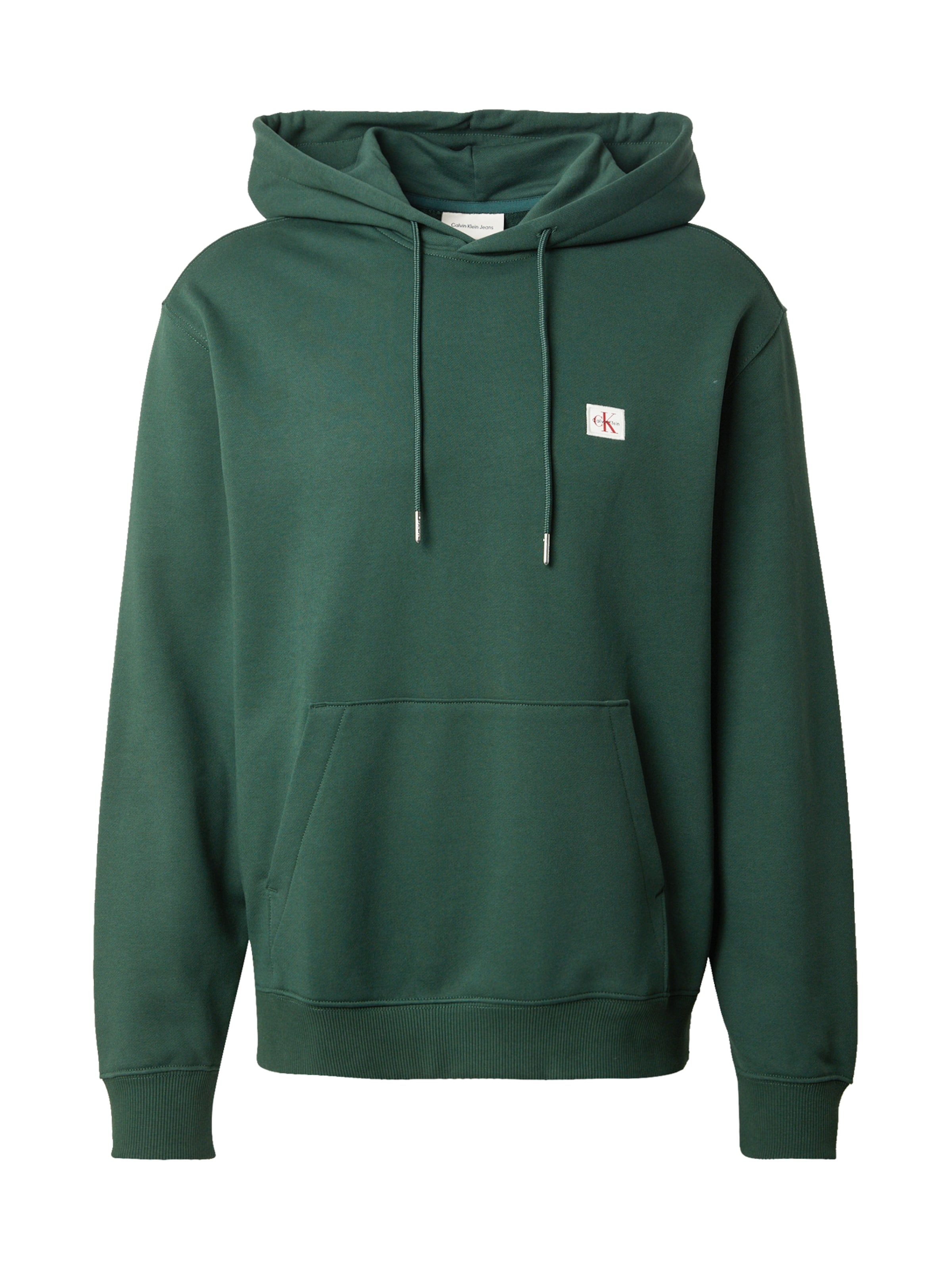 Calvin Klein Jeans Mikina – zelená: přední strana