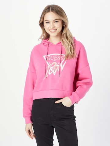 GUESS Sweatshirt in Roze: voorkant