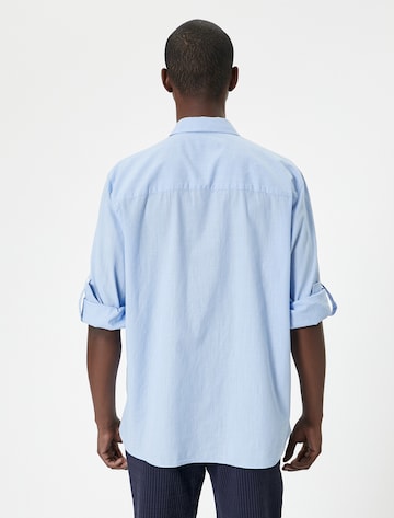 Koton Regular fit Button Up Shirt in Blue