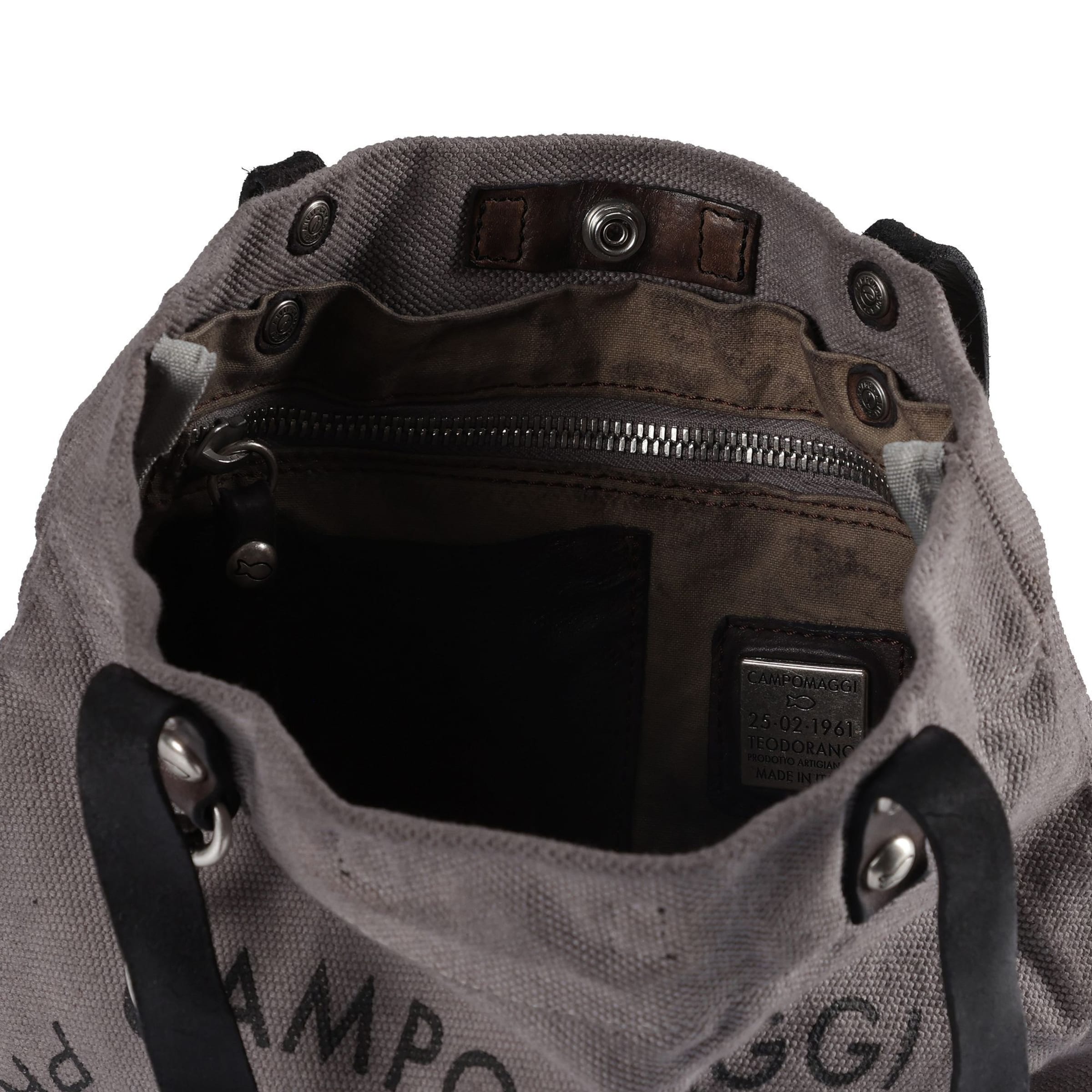 Campomaggi Schoudertas 'Filodendro' in Grijs