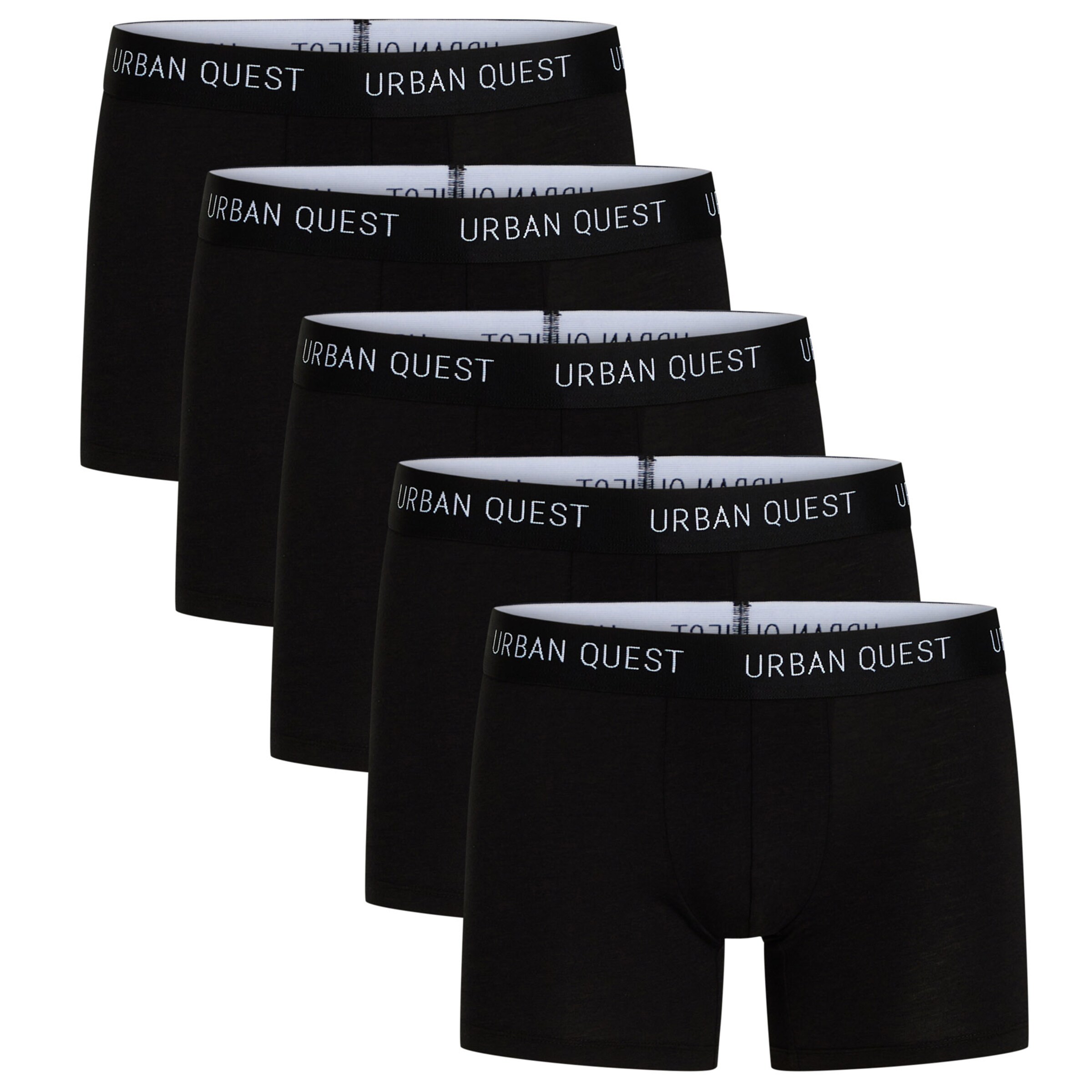 URBAN QUEST Boxershorts in Schwarz: Vorderseite