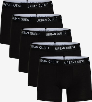 URBAN QUEST Boxerky – černá: přední strana