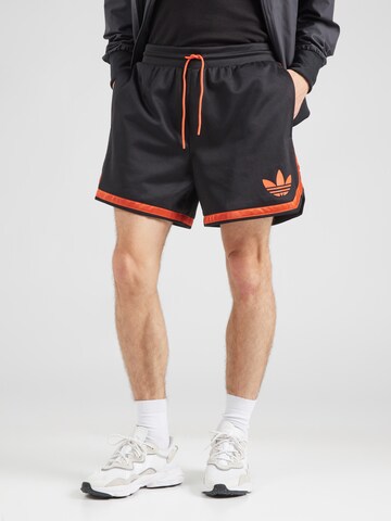 ADIDAS ORIGINALS Обычный Штаны в Черный: спереди