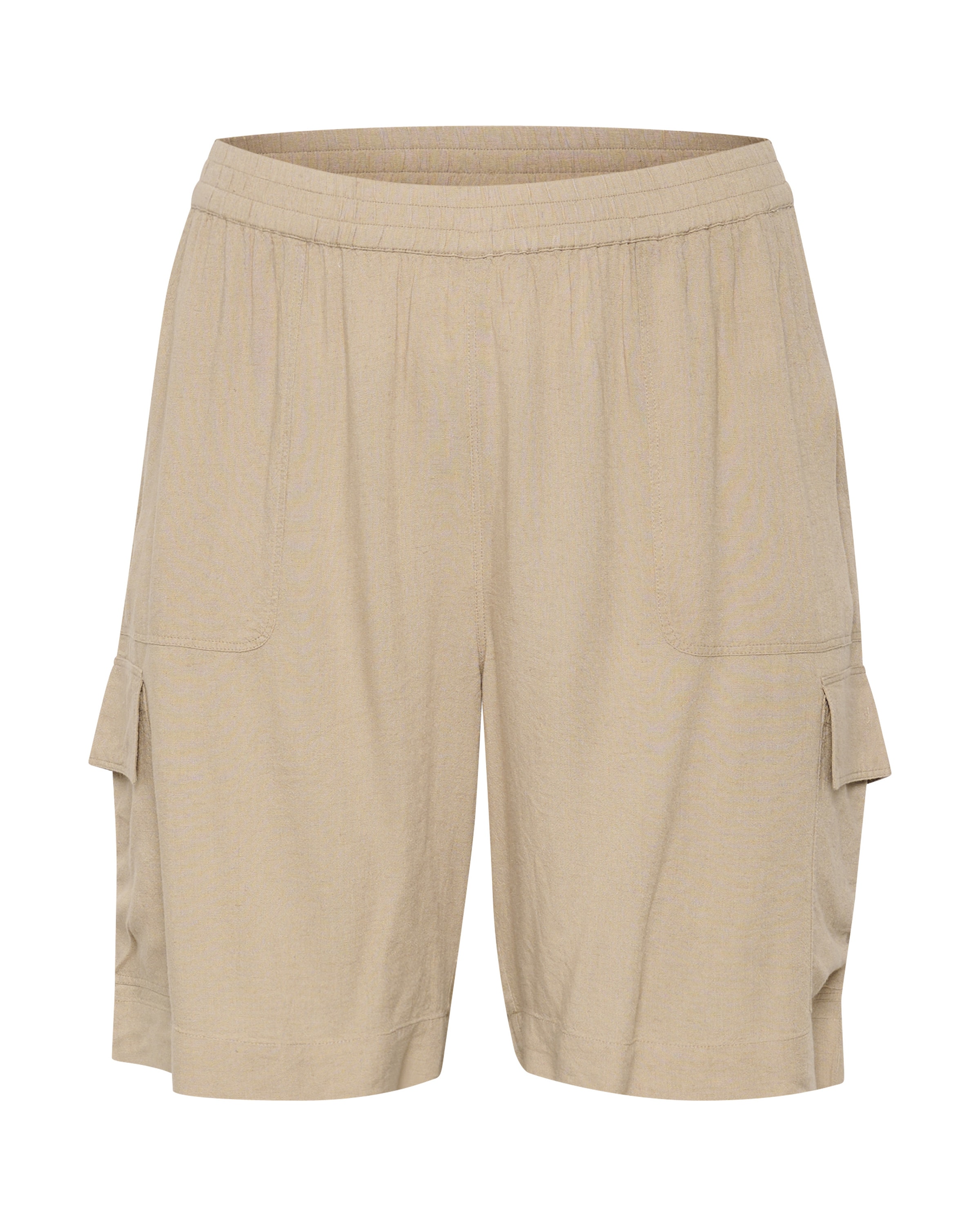 KAFFE CURVE Loosefit Cargobroek &#x27;Mille&#x27; in Beige: voorkant