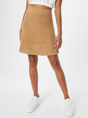 VILA Skirt in Beige: front