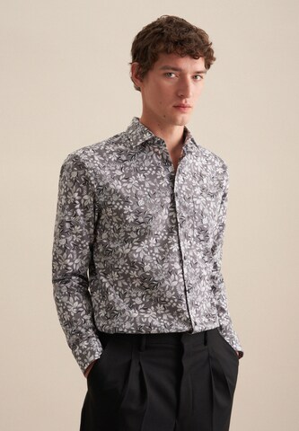 SEIDENSTICKER Regular fit Business shirt in Grey