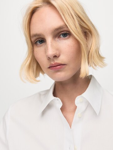 MANGO Blouse 'REGU' in White