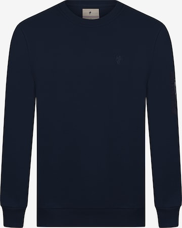 DENIM CULTURE Sweatshirt 'Bret' in Blue: front