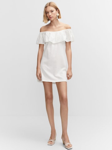 Rochie de vară 'VOLA' de la MANGO pe alb