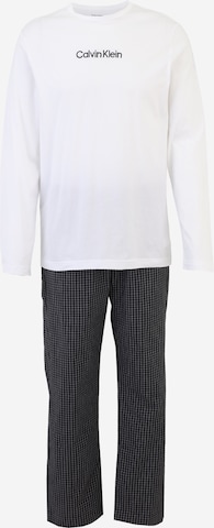 Calvin Klein Underwear Pikk pidžaama, värv must: eest vaates