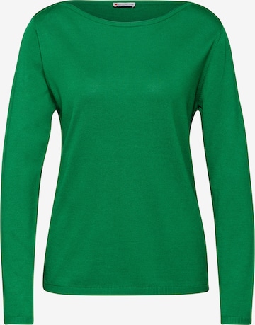 STREET ONE Strickpullover in Grün: Vorderseite