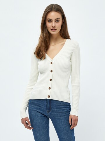 Peppercorn Cardigan 'Tana' i hvid: forside