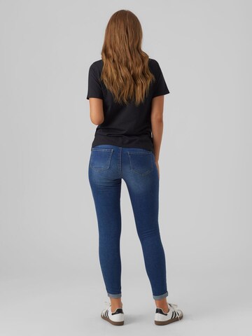MAMALICIOUS Skinny Jeans in Blauw