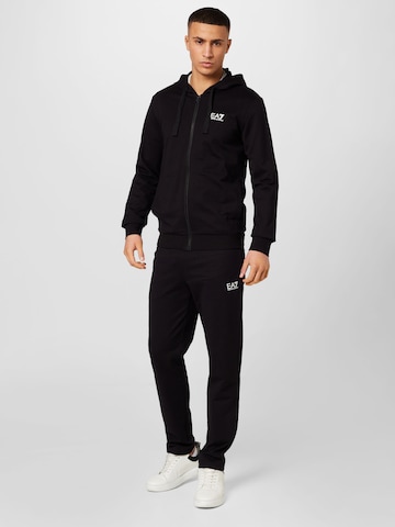 EA7 Emporio Armani Leisure suit in Black: front