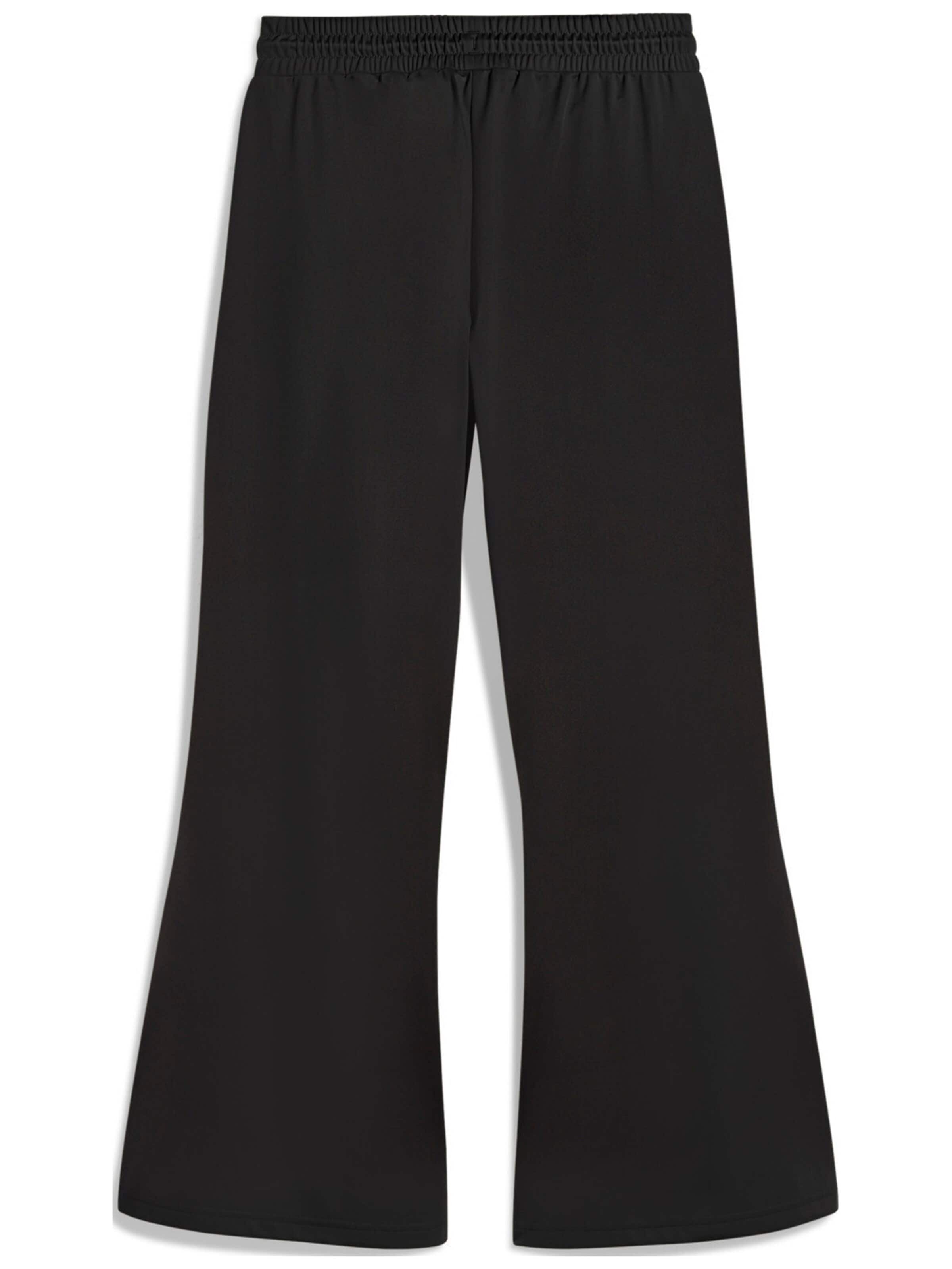PUMA Regular Sporthose 'Puma Wardrobe Ess Flared Pants'‌ in Schwarz