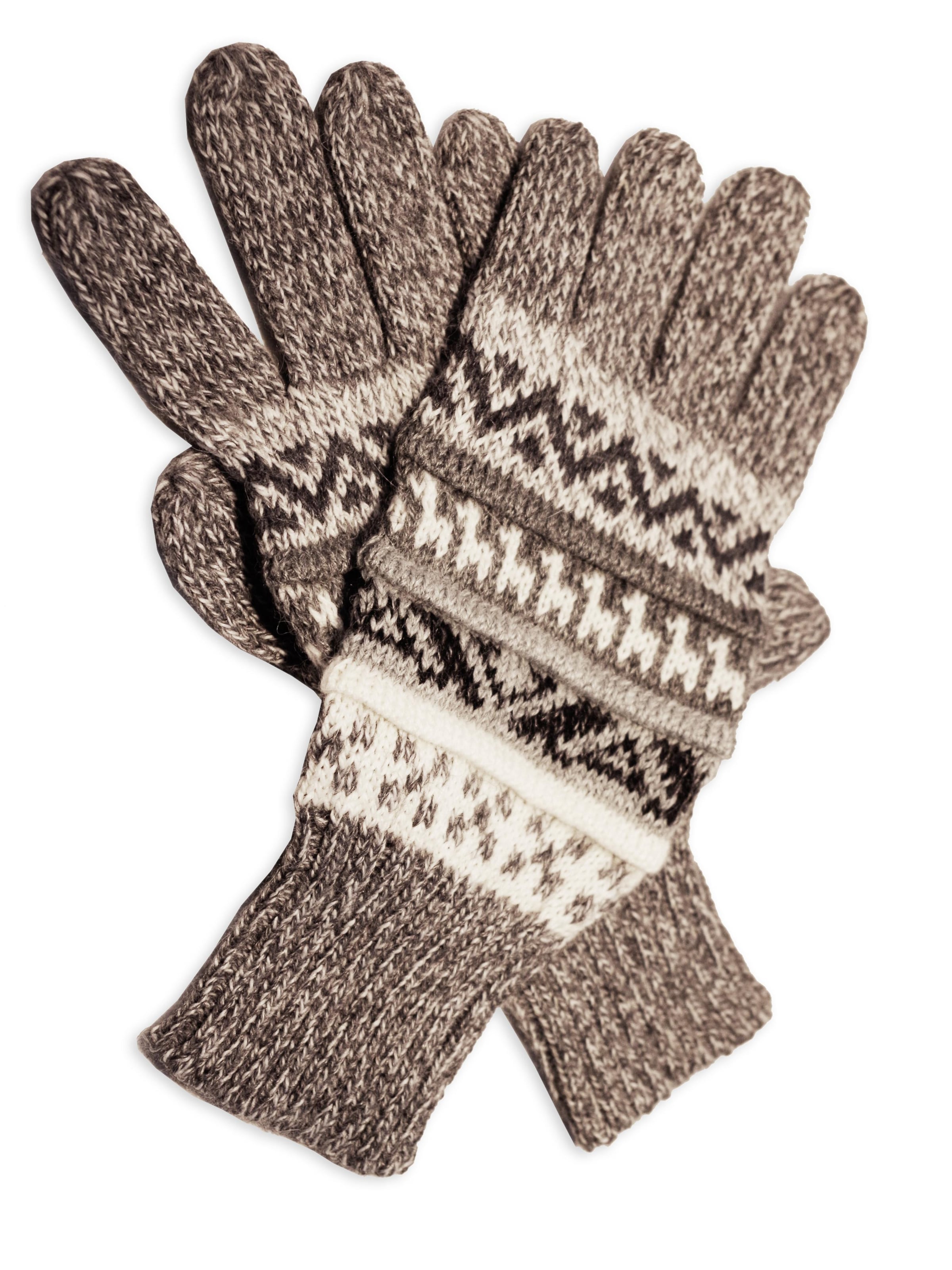 Posh Gear Vingerhandschoenen 'Guantilissi' in Grijs: voorkant