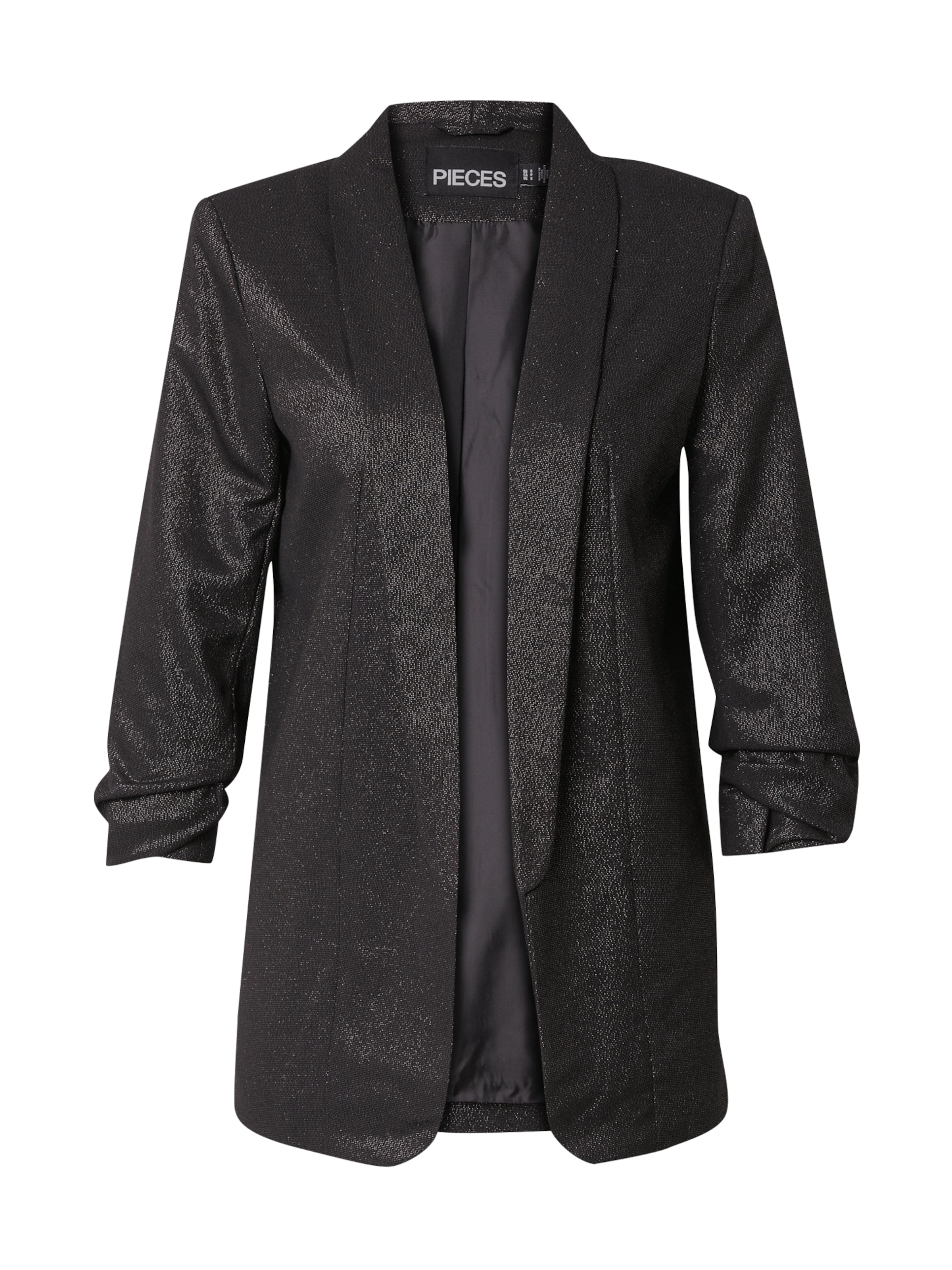Blazer 'PCBOSELLA' PIECES en noir : devant