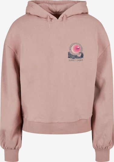 Merchcode Sweater majica 'Sunset Charm' veličine XXXL u mornarsko plava / prljavo roza / svijetloroza, Pregled proizvoda