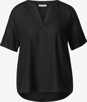 STREET ONE Bluse in Schwarz: Vorderseite