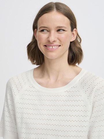 b.young Sweater 'BYOmanja' in White