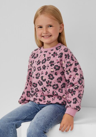 Sweat-shirt s.Oliver en rose : devant