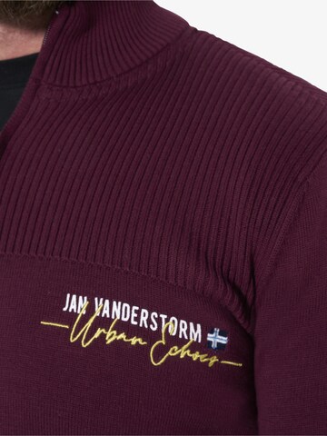 Jan Vanderstorm Pullover 'Trols' in Rot