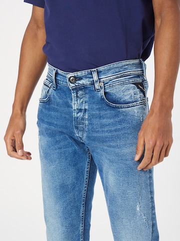 REPLAY Regular Jeans 'GROVER' in Blau