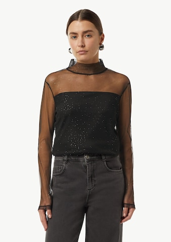 COMMA Bluse in Schwarz: Vorderseite