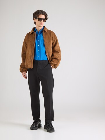 Michael Kors Slim Fit Бизнес риза в синьо