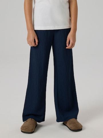 NAME IT - Pierna ancha Pantalón en azul: frente