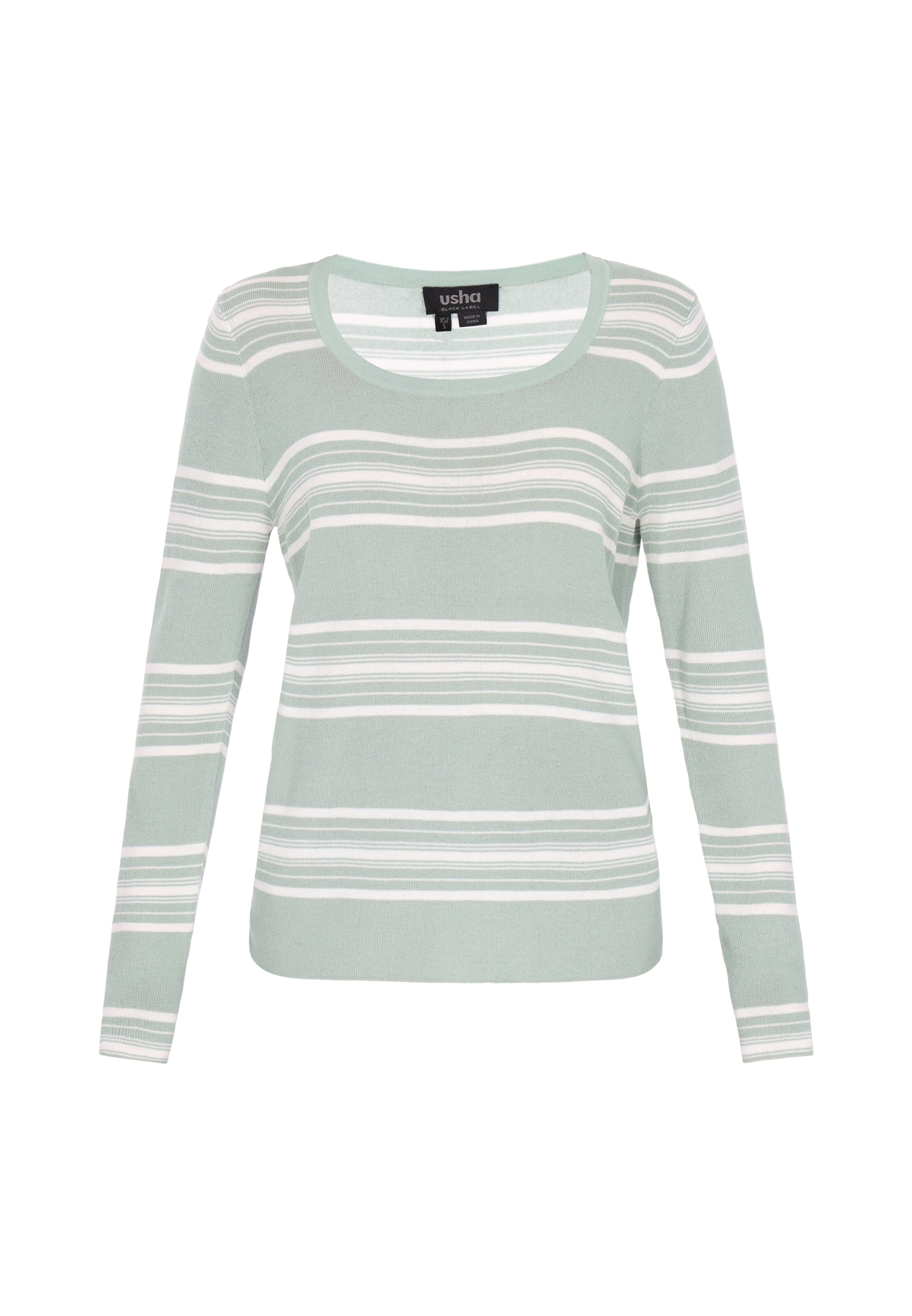 Pull-over usha BLACK LABEL en vert : devant