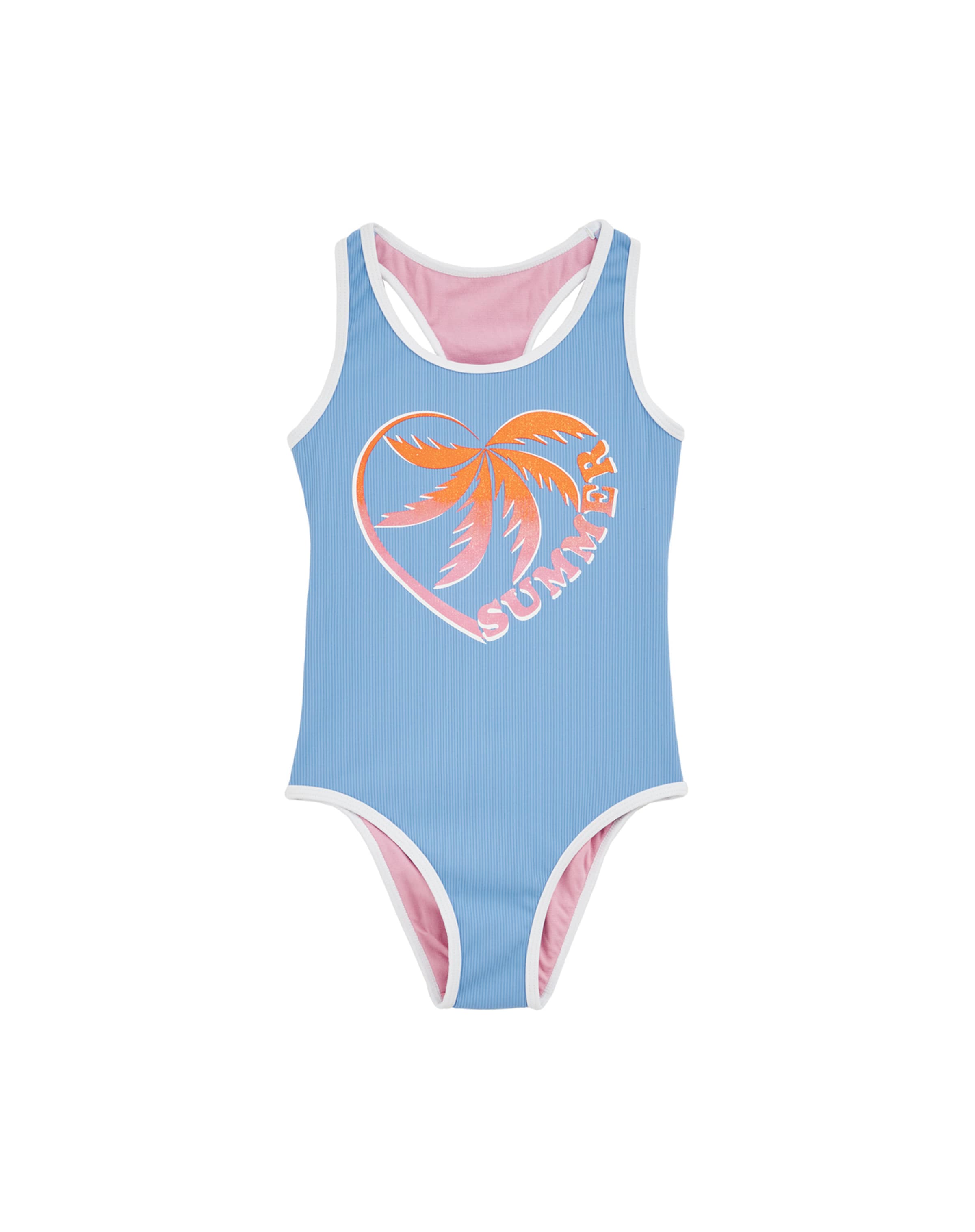 WE Fashion Ujumistrikoo, värv sinine: eest vaates