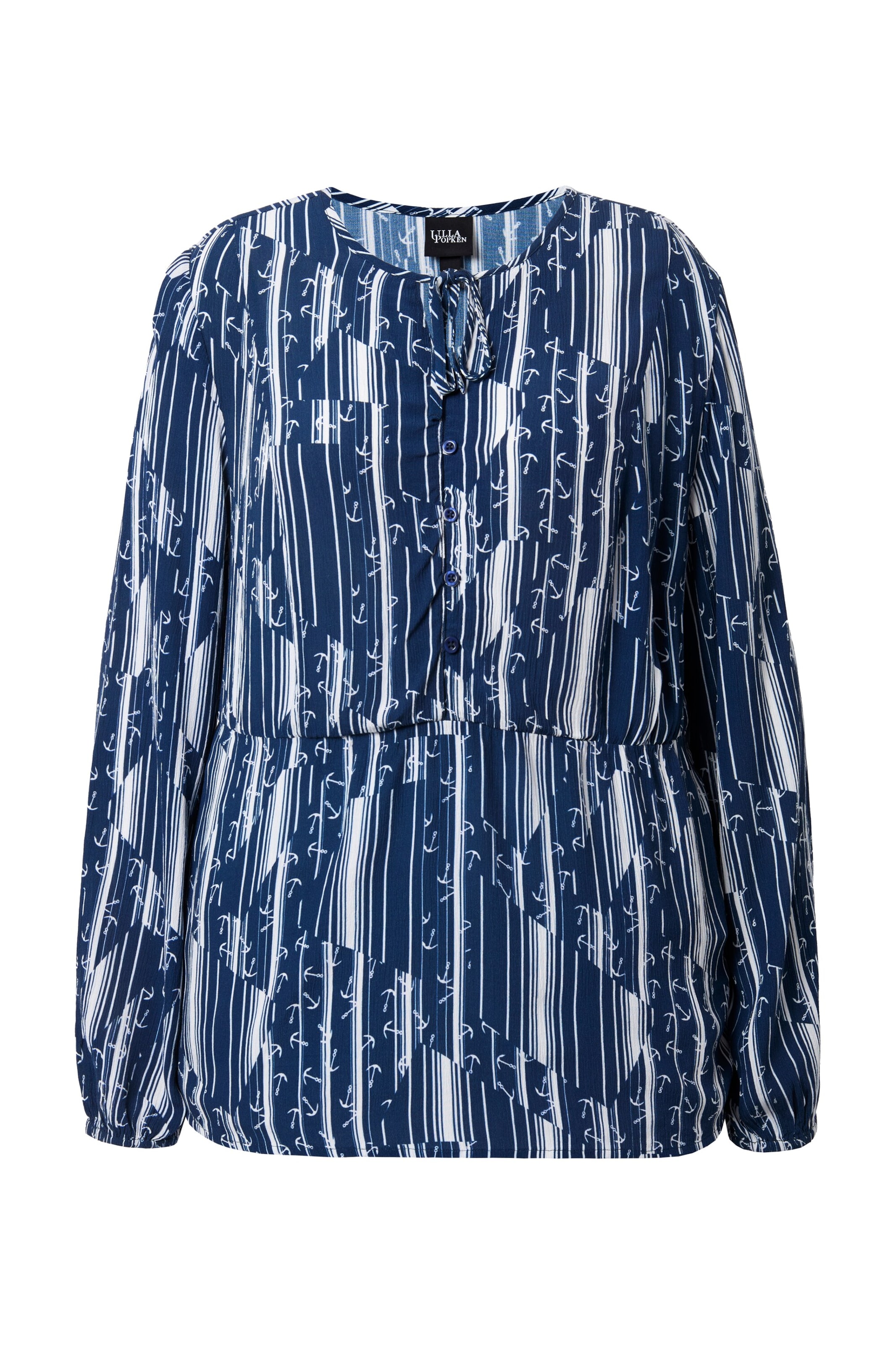 Ulla Popken Blouse in Blue: front