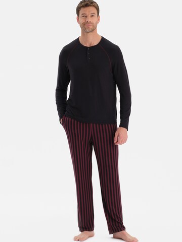 Dagi Pyjamas lang i sort: forside