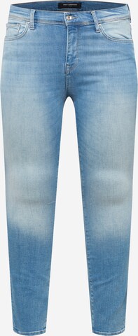 ONLY Carmakoma - Skinny Vaquero 'MAYA' en azul: frente