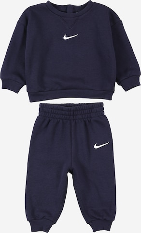 Nike Sportswear Joggingová souprava 'ESSENTIAL' – modrá: přední strana