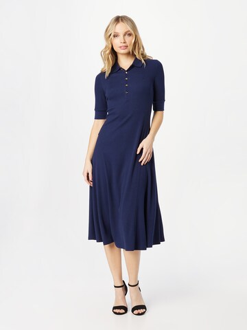 Lauren Ralph Lauren - Vestido de malha 'Lillianna' em azul: frente