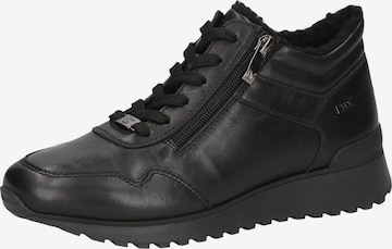 Bottines à lacets CAPRICE en noir : devant