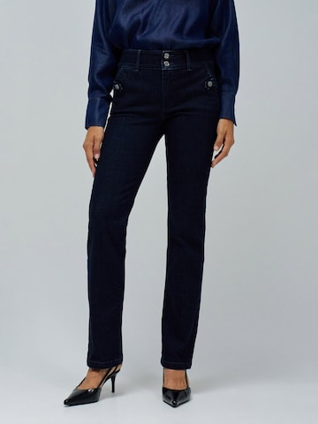 Salsa Jeans Regular ChinoHosen Secret in Blau: Vorderseite