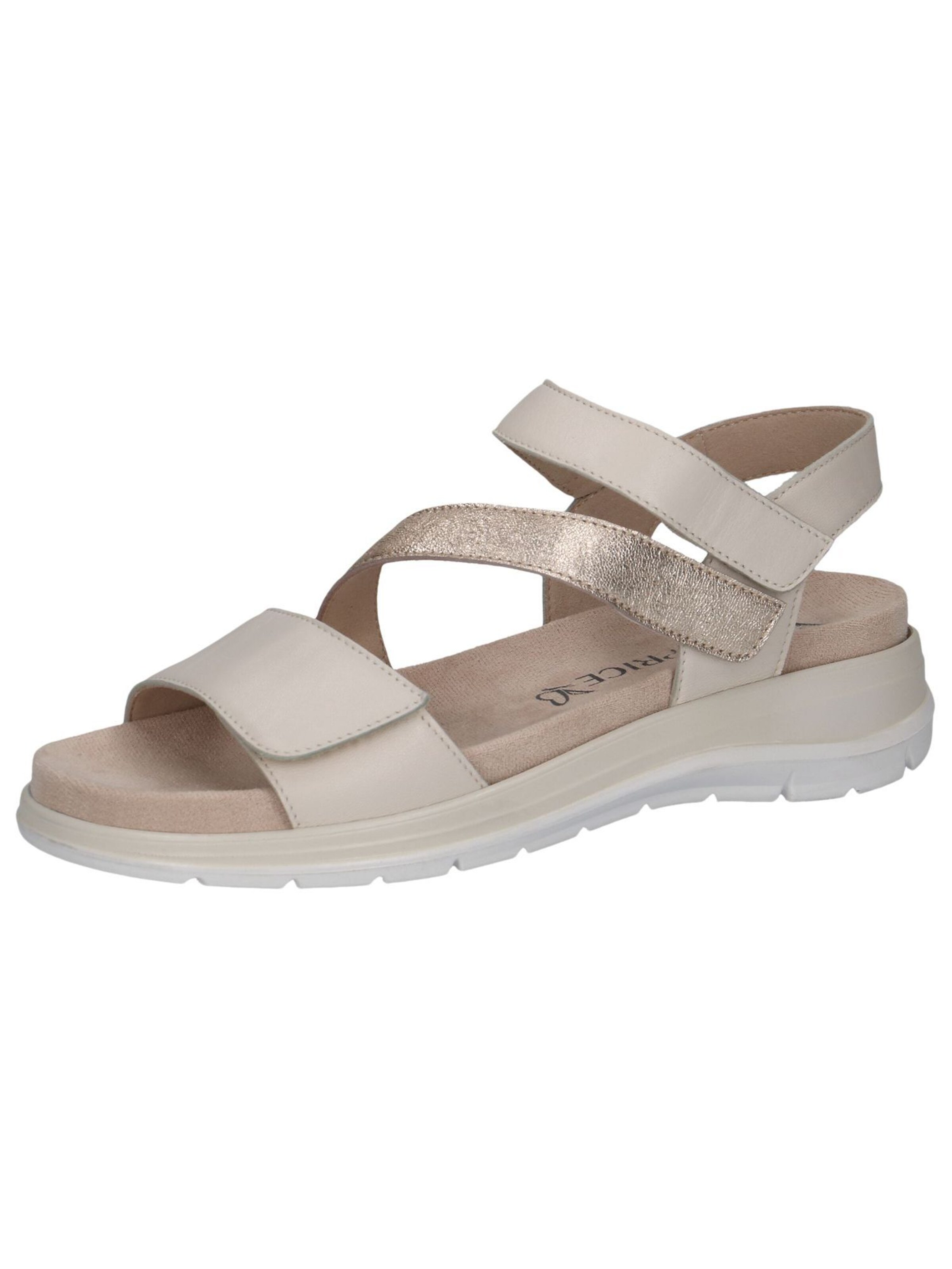 Sandalo con cinturino di CAPRICE in bianco: frontale