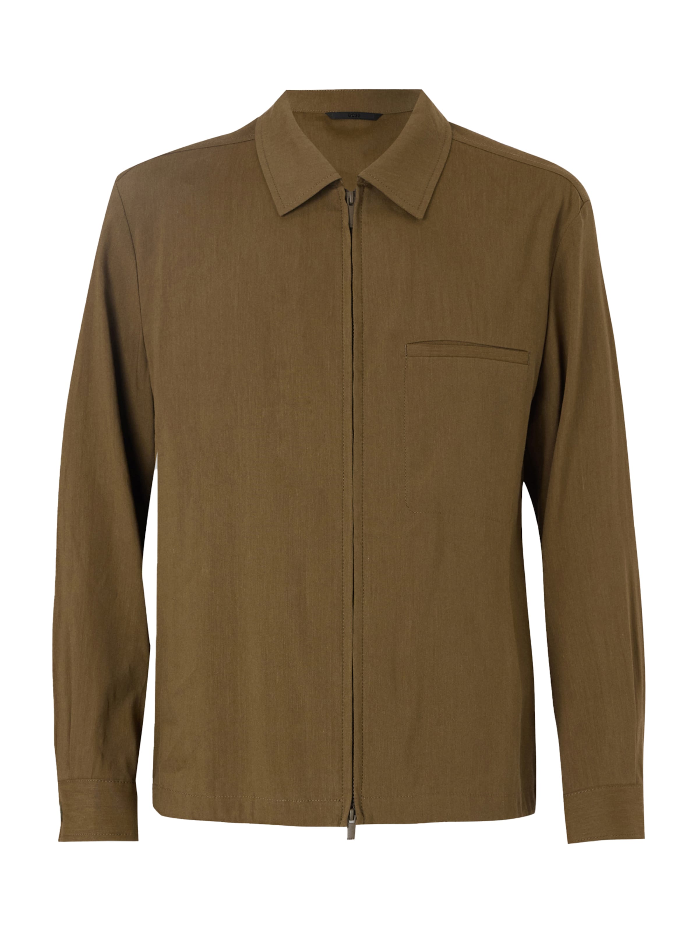 BOSS Prehodna jakna 'P-Carper' | zelena barva: sprednja stran